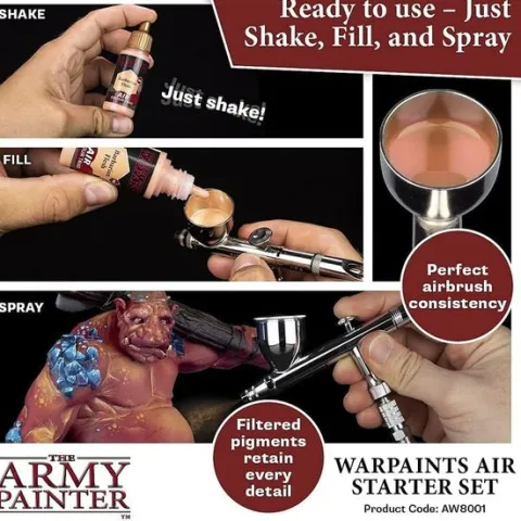 Army Painter: Warpaints Airbrush Starter Set