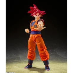 Bandai Dragon Ball Z S.H.Figuarts Super Saiyan Son Goku (Saiyan God Instilled with the Light of Righteous Hearts) Action Figure