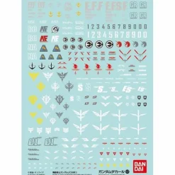 Bandai Gundam Decal GD-107 Unicorn Multi-Use 1 1/100 1/144 Water Slide Decal Set