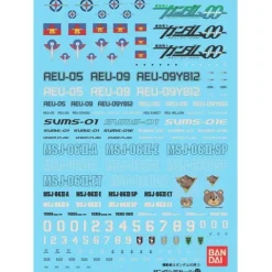 Bandai Gundam GD-47 Union/Human Reform League/AEU Series Decals 1/144 Scale Set
