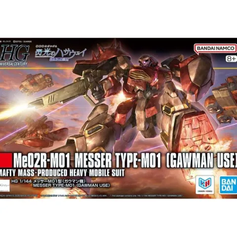 Bandai Gundam Hathaway The Sorcery of Nymph Circe Messer Type-M01 Gawman Use HG 1/144 Model Kit