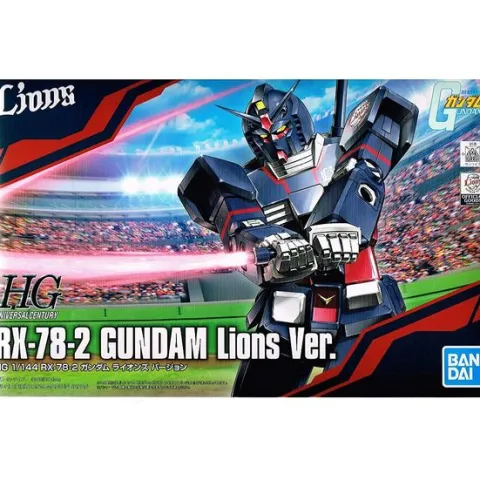 Bandai Gundam RX-78-2 Saitama Seibu Lions Baseball Ver. HG 1/144 Model Kit