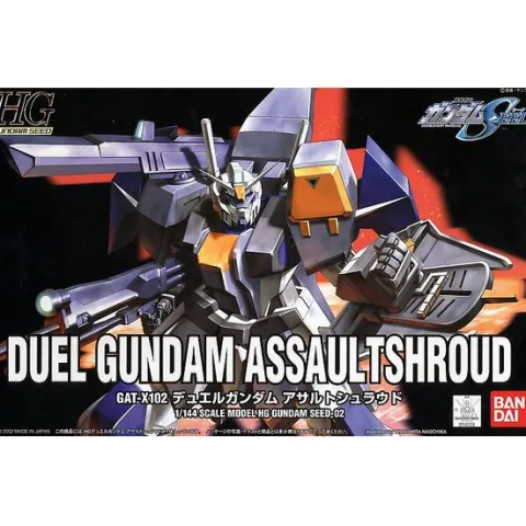 Bandai Gundam Seed Duel Gundam Assault Shroud GAT-X102 HG 1/144 Model Kit