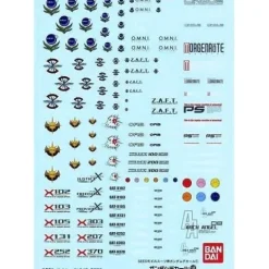 Bandai Gundam Seed GD-18 General Decals MG 1/100 Scale Set