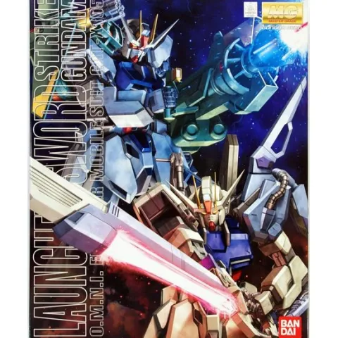 Bandai Gundam SEED Launcher Sword Strike Gundam MG 1/100 Scale Model Kit