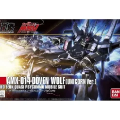 Bandai HGUC Gundam AMX-014 Doven Wolf (Unicorn Ver.) HG 1/144 Scale Model Kit