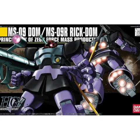 Bandai HGUC Gundam #059 MS-09 Dom / Rick Dom HG 1/144 Model Kit