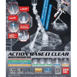 Bandai Hobby Gundam Action Base 1 MG 1/100 Scale Clear Display Stand