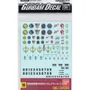 Bandai Hobby Gundam Decal GD-16 1/100 Scale Earth Federation Water Slide Decal