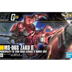 Bandai Hobby Gundam HGUC #234 MS-06S Zaku II Char Custom HG 1/144 Model Kit