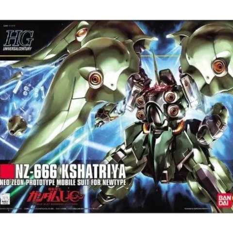 Bandai Hobby Gundam HGUC Unicorn #99 NZ-666 Kshatriya HG 1/144 Model Kit