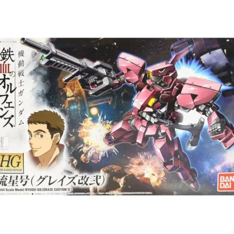 Bandai Hobby Gundam IBO Ryusei-go Graze Custom II Kai HG 1/144 Model Kit