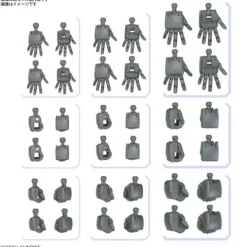 Bandai Hobby Gundam Option Parts Set Gunpla 04 (Build Hands Round)