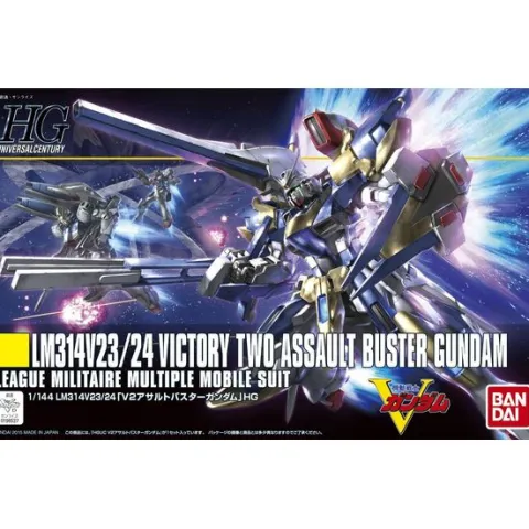 Bandai Hobby #189 HGUC Victory V-2 Assault Buster Gundam HG 1/144 Model Kit