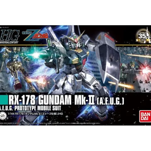 Bandai Hobby HGUC Zeta Gundam Mk-II AEUG HG 1/144 Scale Model Kit