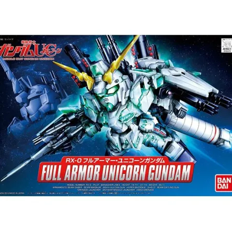 Bandai Hobby Legend BB #390 BB390 Full Armor Unicorn Gundam SD Model Kit