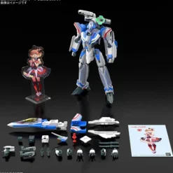 Bandai Hobby Macross VF-31J Siegfried (Hayate Immelman Use) DELUXE SET 1/100 Scale HG Model Kit