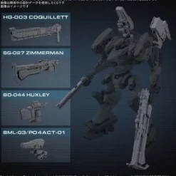 Bandai Hobby 30MM Option Parts Armored Core VI Weapon Set 03