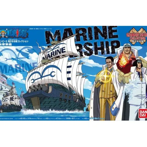 Bandai Hobby One Piece Marine Warship Grand Ship Collection Model Kit