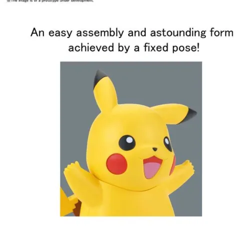 Bandai Hobby Pokemon Pikachu Quick Model Kit
