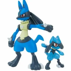Bandai Hobby Pokemon Plamo Riolu & Lucario Figure Model Kit