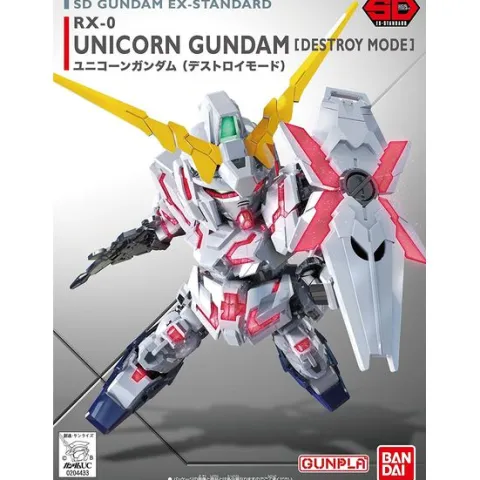 Bandai Hobby SD EX-Standard RX-0 Unicorn Gundam Destroy Mode Model Kit