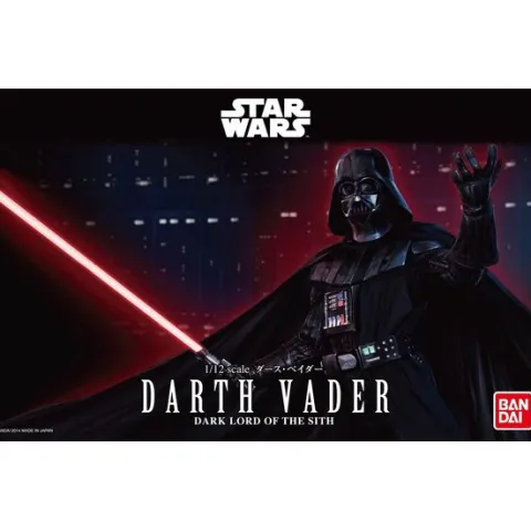Bandai Hobby Star Wars Darth Vader 1/12 Scale Action Figure Model Kit