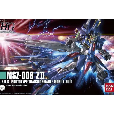Bandai Hobby Zeta Gundam HGUC Z II 2 HG 1/144 Model Kit