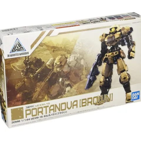 Bandai 30MM 30 Minute Missions bEXM-15 Portanova Brown 1/144 Scale Model Kit