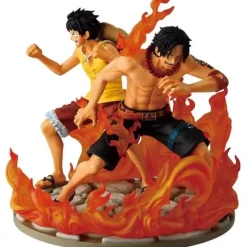 Bandai One Piece Ichibansho Ace and Luffy Dramatic Memories Revible Moment Figure