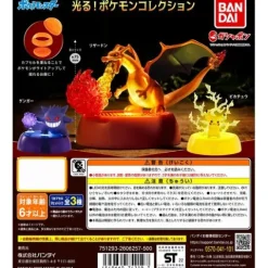 Bandai Pokemon Shine! Light-up Collection Gashapon Gacha Figure - 1 Random