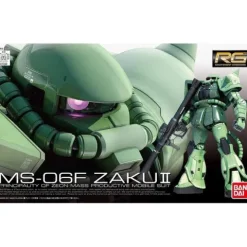 Bandai RG #04 Mobile Suit Gundam MS-06F Zaku II 1/144 Scale Model Kit
