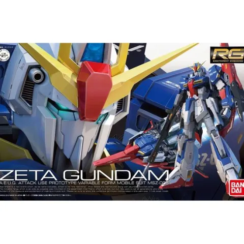 Bandai RG #10 MSZ-006 Zeta Gundam 1/144 Scale Model Kit