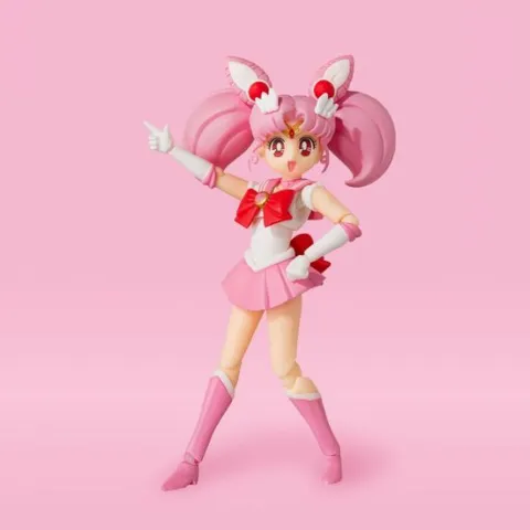 Bandai Sailor Moon S.H.Figuarts Sailor Chibi Moon Animation Color Edition Action Figure