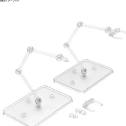 Bandai Spirits Hobby Action Base 6 Clear (2 Pack)