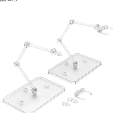 Bandai Spirits Hobby Action Base 6 Clear (2 Pack)