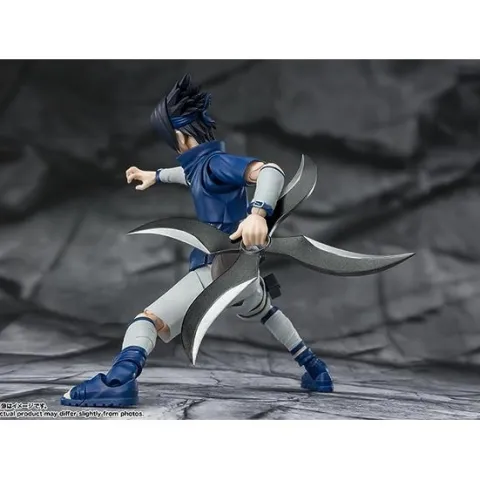 Bandai Tamashii Nations Naruto S.H. Figuarts Sasuke Uchiha Ninja Prodigy of The Uchiha Clan Action Figure