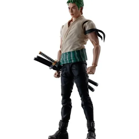 Bandai Tamashii Nations Netflix One Piece S.H.Figuarts Roronoa Zoro Action Figure