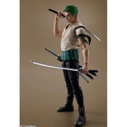 Bandai Tamashii Nations Netflix One Piece S.H.Figuarts Roronoa Zoro Action Figure
