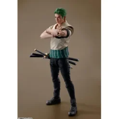 Bandai Tamashii Nations Netflix One Piece S.H.Figuarts Roronoa Zoro Action Figure