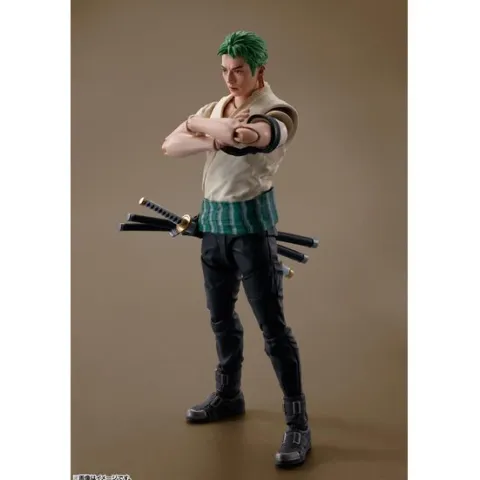 Bandai Tamashii Nations Netflix One Piece S.H.Figuarts Roronoa Zoro Action Figure