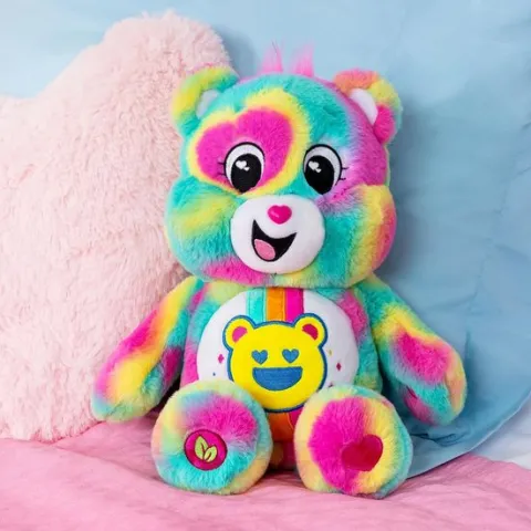 Basic Fun Care Bear Good Vibes Bear 14 inch Plush