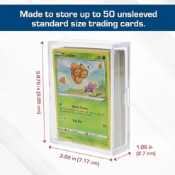 BCW 2-Piece Slider Box - 50 Card (2-Pack)