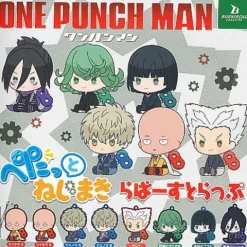 Bushiroad Creative One Punch Man Keychain Rubber Strap Gachapon Capsule (Random)