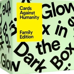 Cards Against Humanity: Family Edition Glow in The Dark Box 300-Card Expansion