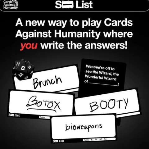 Cards Against Humanity: Sh** List - Adult Party Game