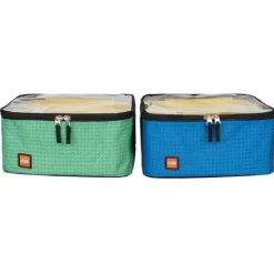 Carry Gear Solutions LEGO SC0198-750 Storage Container Medium Blue/Green 2-Pack