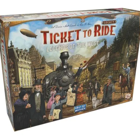 Days of Wonder: Ticket to Ride Legacy: Legends of The West - Board Game