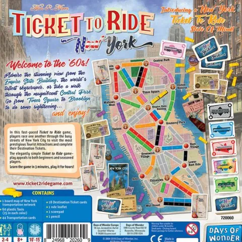Days of Wonder: Ticket to Ride: New York - Board Game