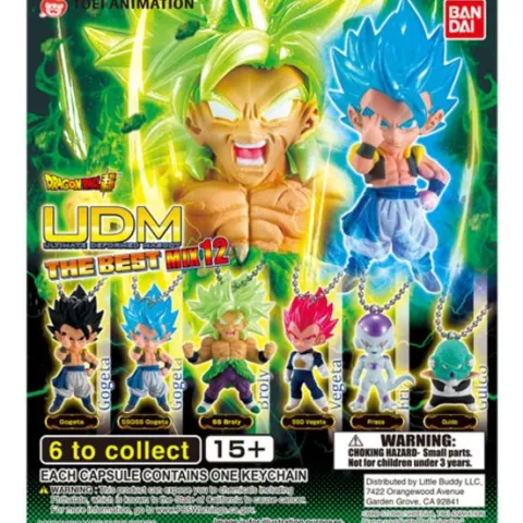 Dragon Ball Super UDM Mix 12 Gachapon Prize Keychain (Random)